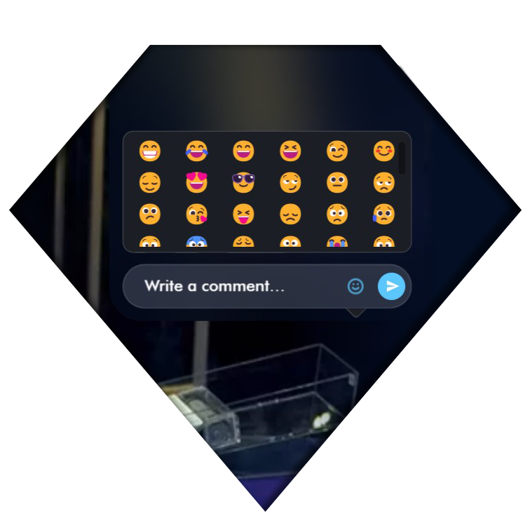 Live casino baccarat software: chat emojis