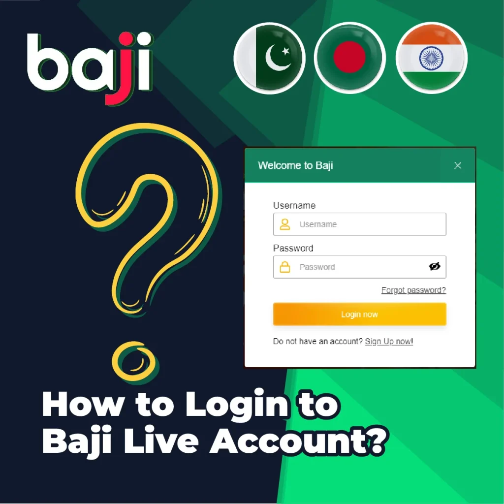 কীভাবে Baji Live অ্যাকাউন্টে লগইন করবেন?